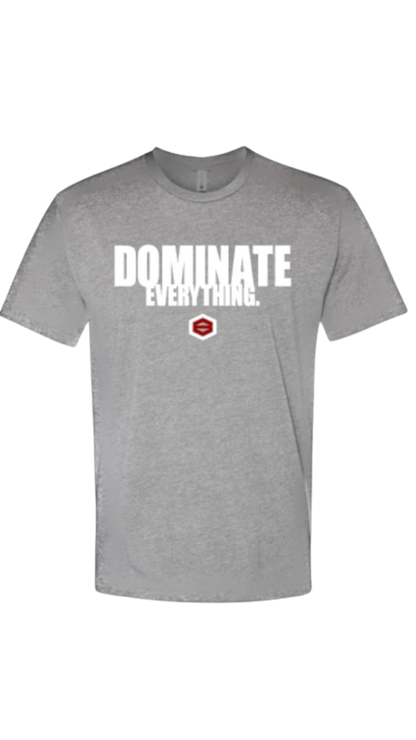 Dominate Everything Tee - Heather Gray
